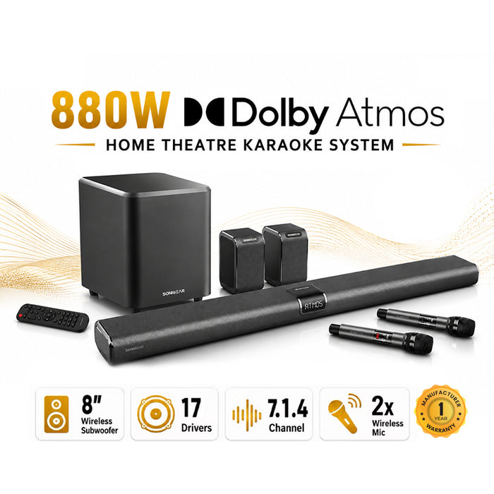 SONICGEAR STUDIOBAR 6000 DOLBY ATMOS 7.1.4 SOUNDBAR