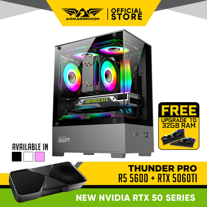 THUNDER PRO R5 5600 + RTX 5060 Ti (ASUS TUF Gaming A520M-Plus WIFI)