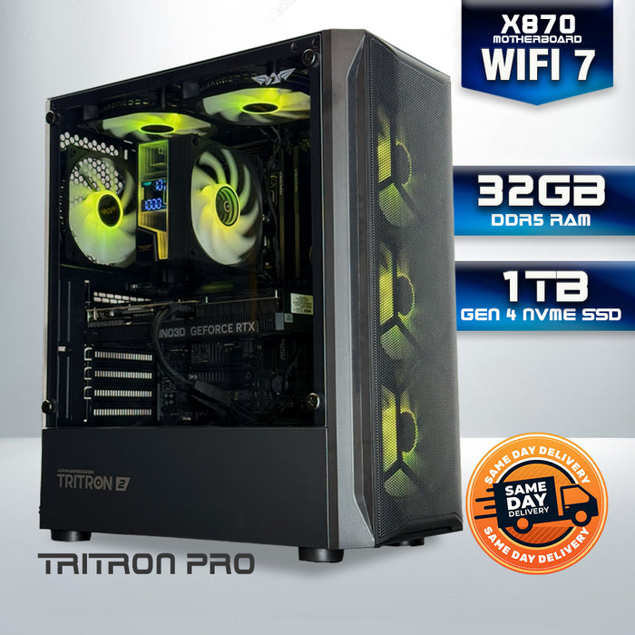 RYZEN 7 7800X3D + RTX 5070 (SAME DAY DELIVERY)