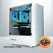 White ArmaggeddonPC Ryzen 7 7700 RTX 5060 Ti 8GB desktop PC