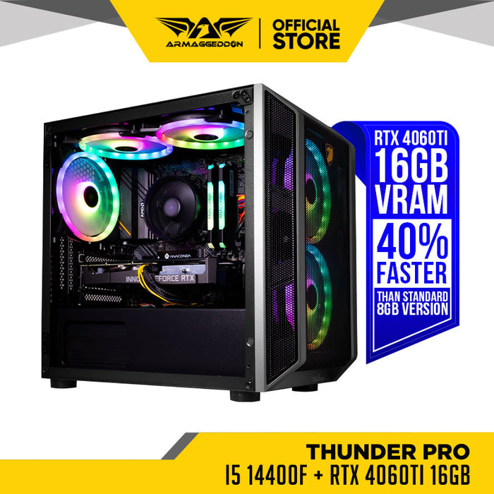 Thunder Pro | I5 14400F + RTX 4060TI 16GB