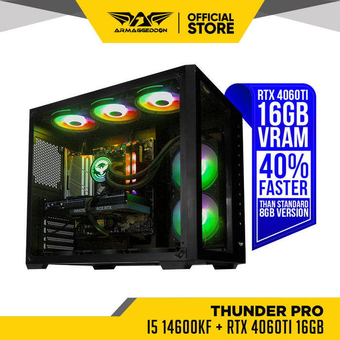 Thunder Pro | I5 14600KF + RTX 4060TI 16GB