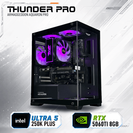 Armaggeddon Gaming PC – INTEL Ultra 5 250K PLUS + RTX 5060Ti 8GB | Custom Built Desktop