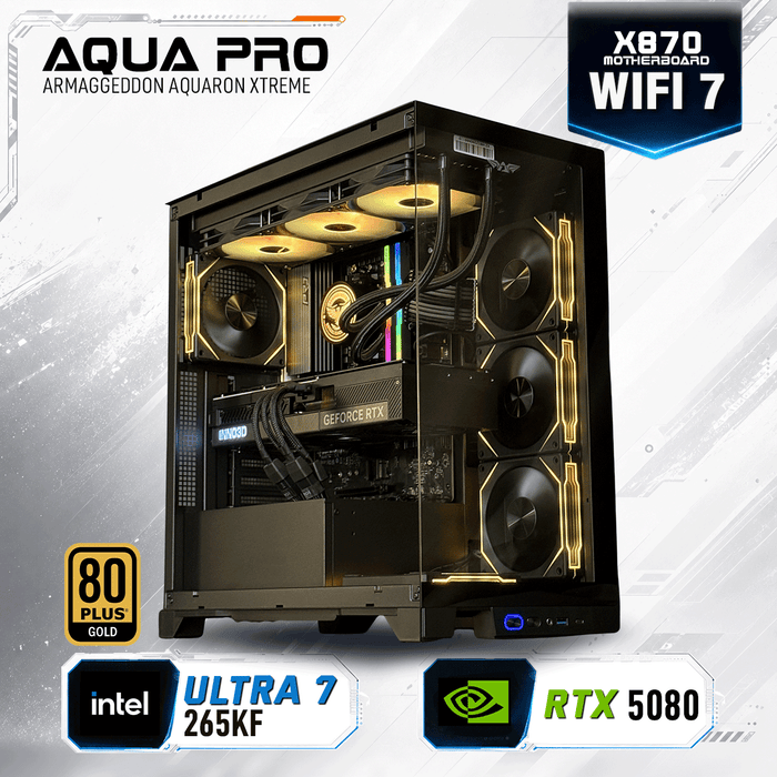 Armaggeddon High-End Gaming PC – INTEL Ultra 7 265KF + RTX 5080 | Extreme Performance Build