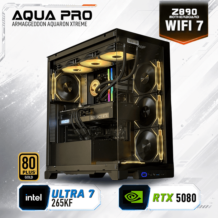 Armaggeddon High-End Gaming PC – INTEL Ultra 7 265KF + RTX 5080 | Extreme Performance Build