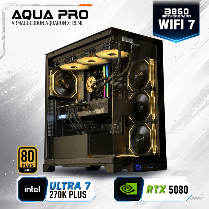 Armaggeddon High-End Gaming PC – INTEL Ultra 7 270K Plus + RTX 5080 | Extreme Performance Build