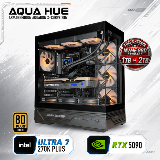 Armaggeddon Gaming PC - INTEL Ultra 7 270K PLUS + RTX 5090 | Custom Built Desktop