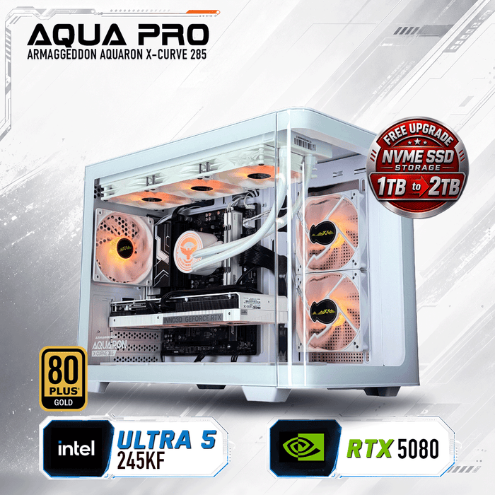 Armaggeddon High-End Gaming PC – INTEL Ultra 5 245KF + RTX 5080 | Custom Built Desktop