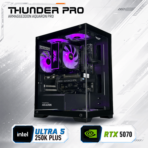 Armaggeddon Gaming PC – INTEL Ultra 5 250K PLUS + RTX 5070 | Custom Built Desktop