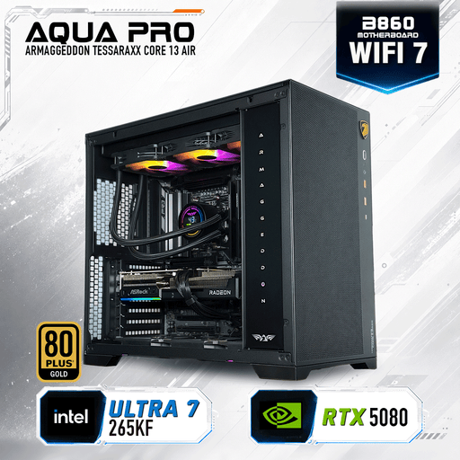 Armaggeddon High-End Gaming PC – INTEL Ultra 7 265KF + RTX 5080 | Custom Built Desktop