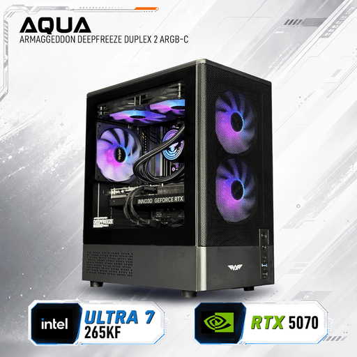 Armaggeddon Gaming PC – INTEL Ultra 7 265KF + RTX 5070 | Custom Built Desktop