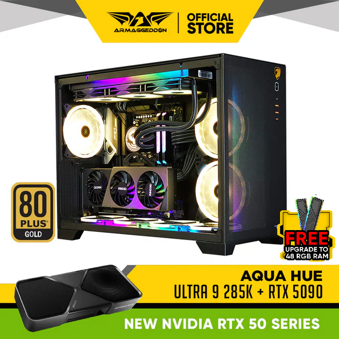 AQUA HUE INTEL ULTRA 9 285K + RTX 5090