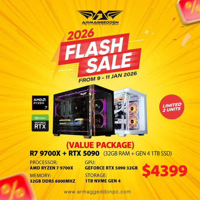 RYZEN 7 9700X + RTX 5090 (LIMITED 2 UNITS)