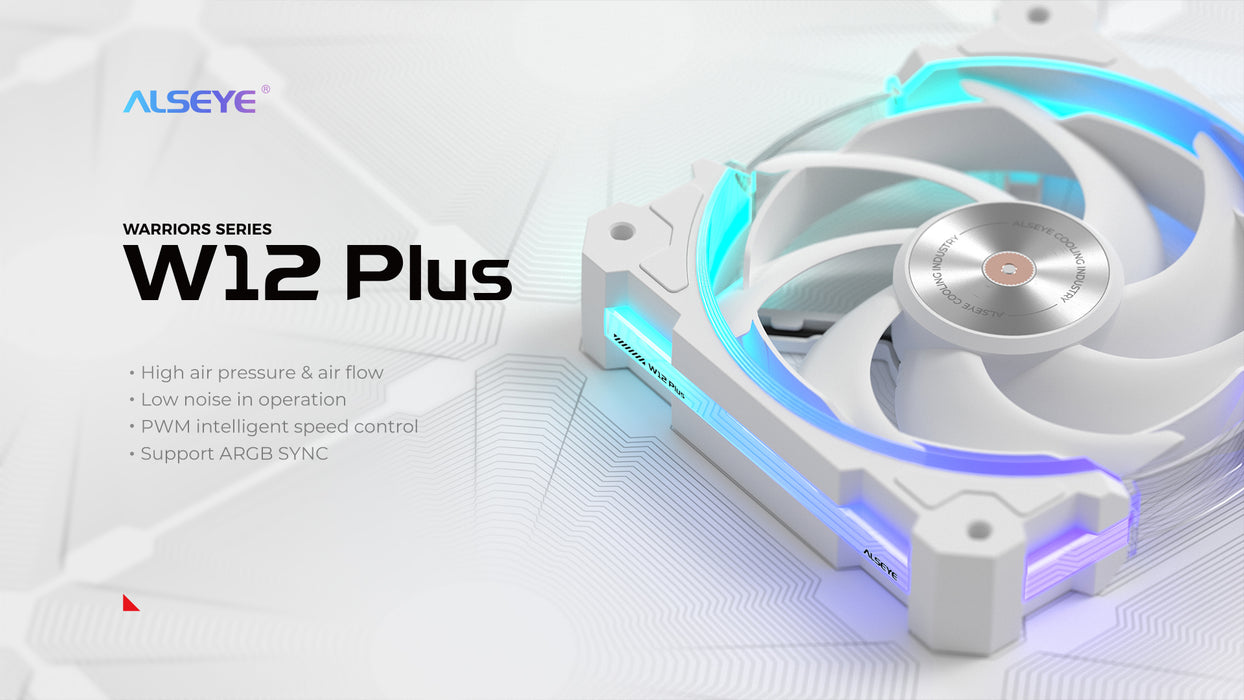 ALSEYE W12 PLUS PC cooling fan