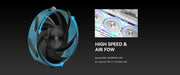 ALSEYE W12 PLUS PC cooling fan