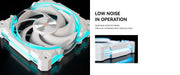ALSEYE W12 PLUS PC cooling fan