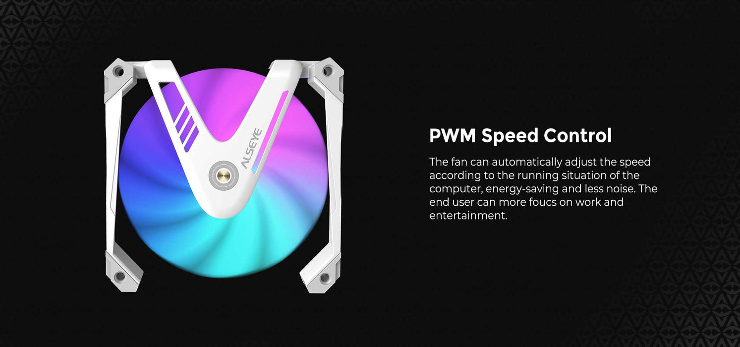 ALSEYE W12 PRO PC cooling fan