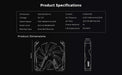 ALSEYE W12 PRO PC cooling fan