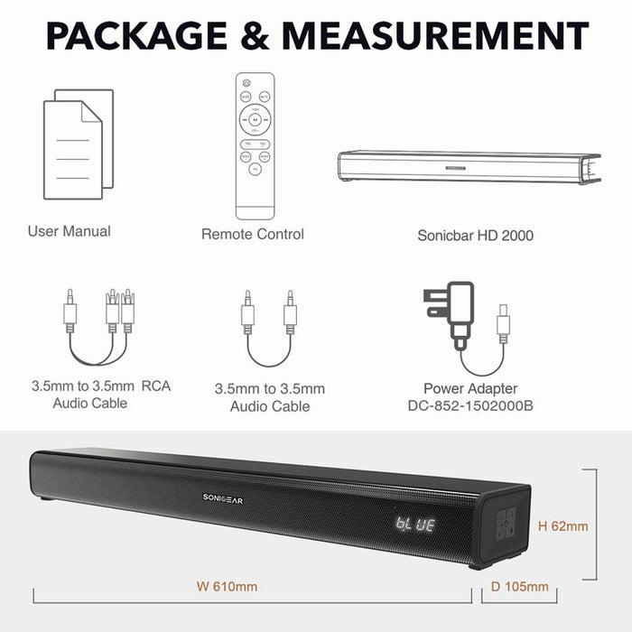 SONICGEAR SONICBAR HD2000