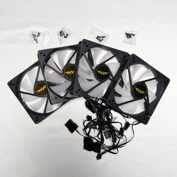 Armaggeddon ARGB Kit 5000 120mm PC cooling fan 4-pack