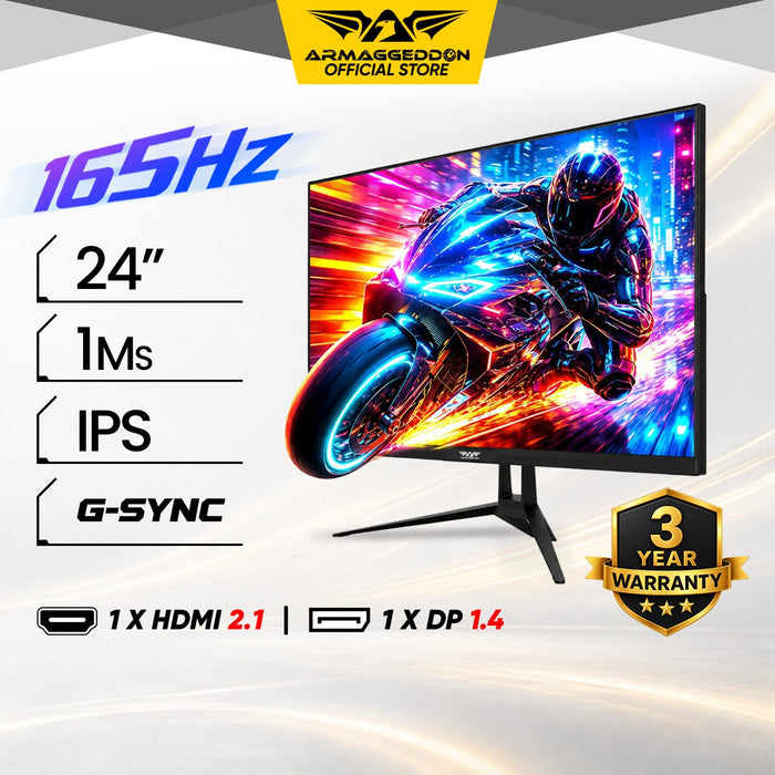 Armaggeddon PXP 24G 24" IPS 165Hz Full HD Gaming Monitor