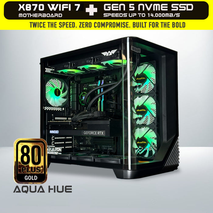 RYZEN 7 9700X + RTX 5090 (GEN 5 NVME)