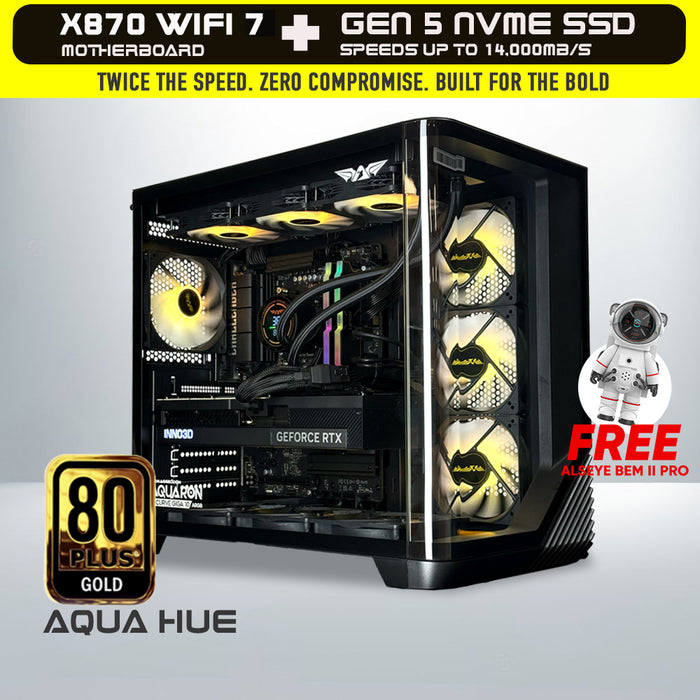 RYZEN 7 7800X3D + RTX 5090 (GEN 5 NVME)