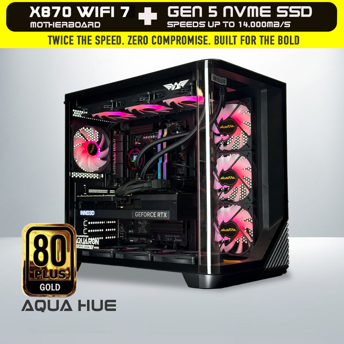 RYZEN 7 7800X3D + RTX 5090 (GEN 5 NVME)