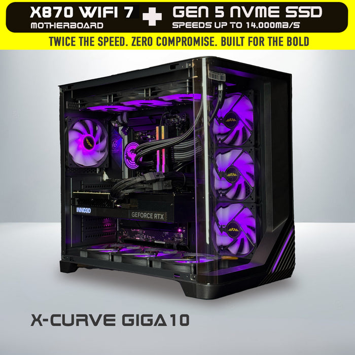 RYZEN 9 9900X + RTX 5090 (GEN 5 NVME)