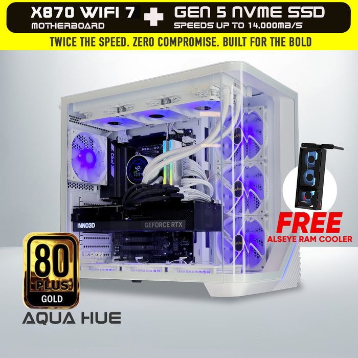 RYZEN 7 7800X3D + RTX 5090 (GEN 5 NVME)