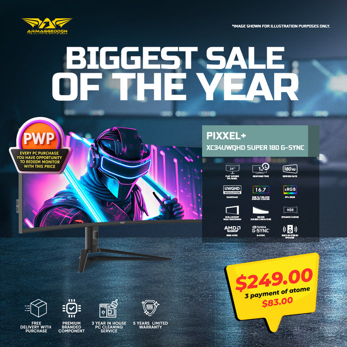 XTREME SERIES XC34UWQHD 180Hz GSYNC