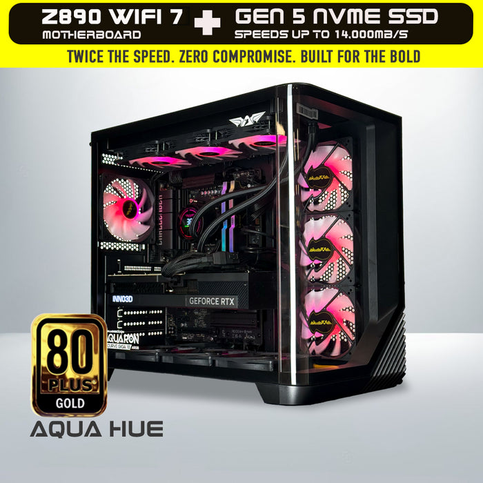 INTEL ULTRA 7 265KF + RTX 5090 (GEN 5 NVME)