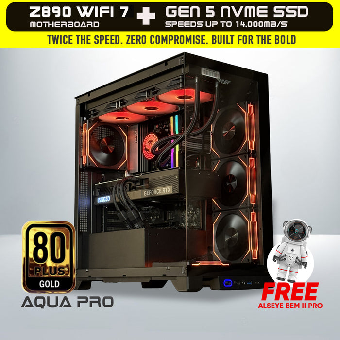 INTEL ULTRA 7 265KF + RTX 5080 (GEN 5 NVME)