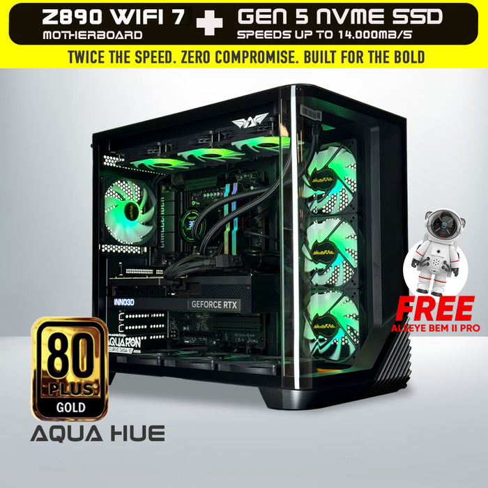 INTEL ULTRA 7 265KF + RTX 5090 (GEN 5 NVME)