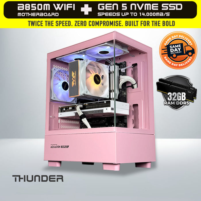 RYZEN 5 8400F + RTX 5060 (GEN 5 NVME) (SAME DAY DELIVERY)