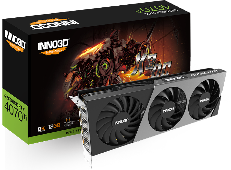 INNO3D GeForce RTX™ 4070 Ti X3