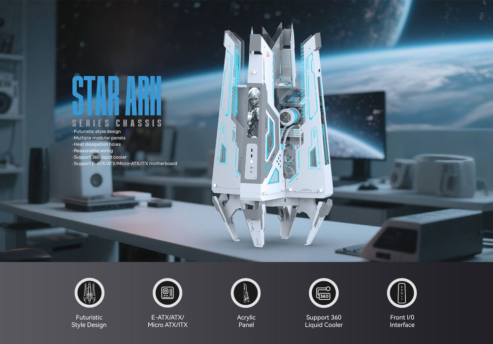 ALSEYE STAR ARK PC chassis detail view