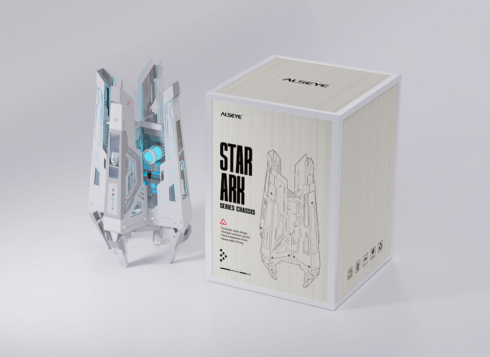 ALSEYE STAR ARK PC chassis detail view