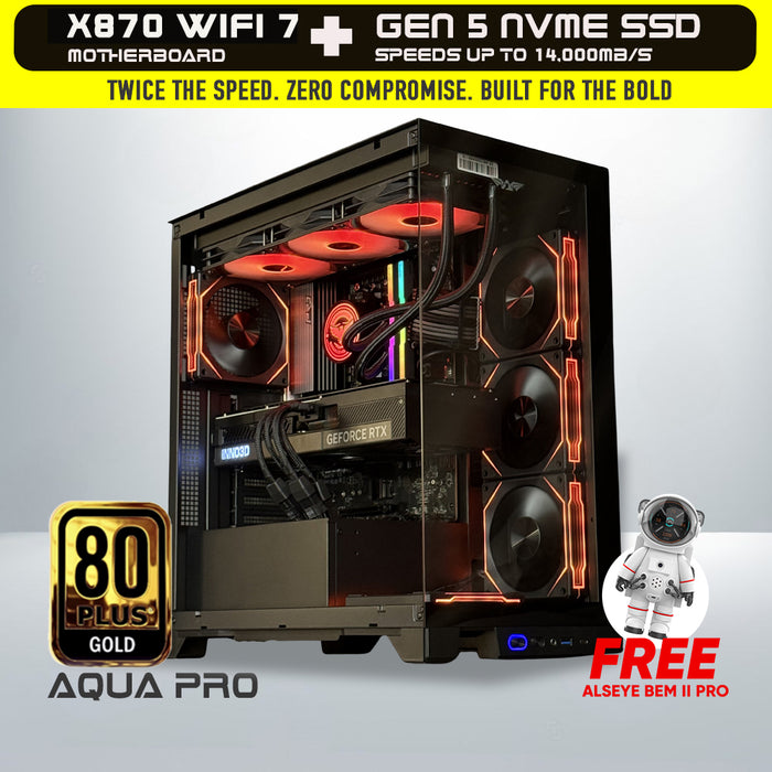 RYZEN 7 7800X3D + RTX 5080 (GEN 5 NVME)