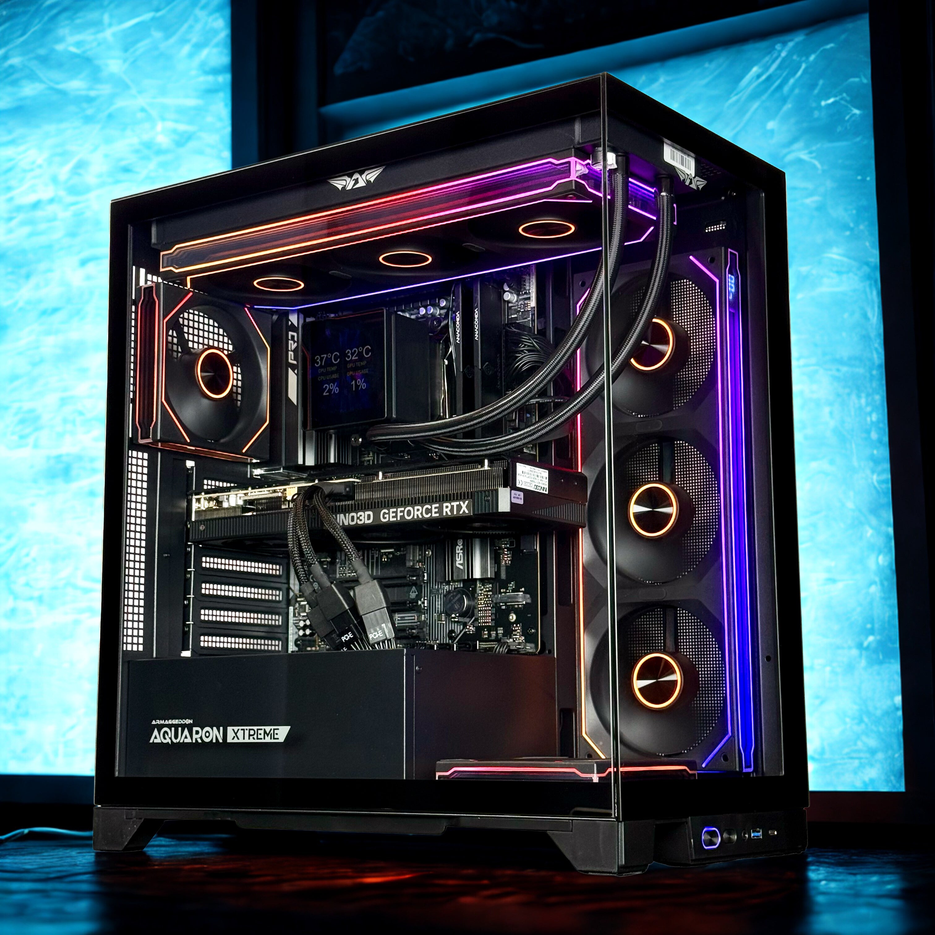 Ryzen 7 7800X3D RTX 5080 Xtreme Black gaming PC
